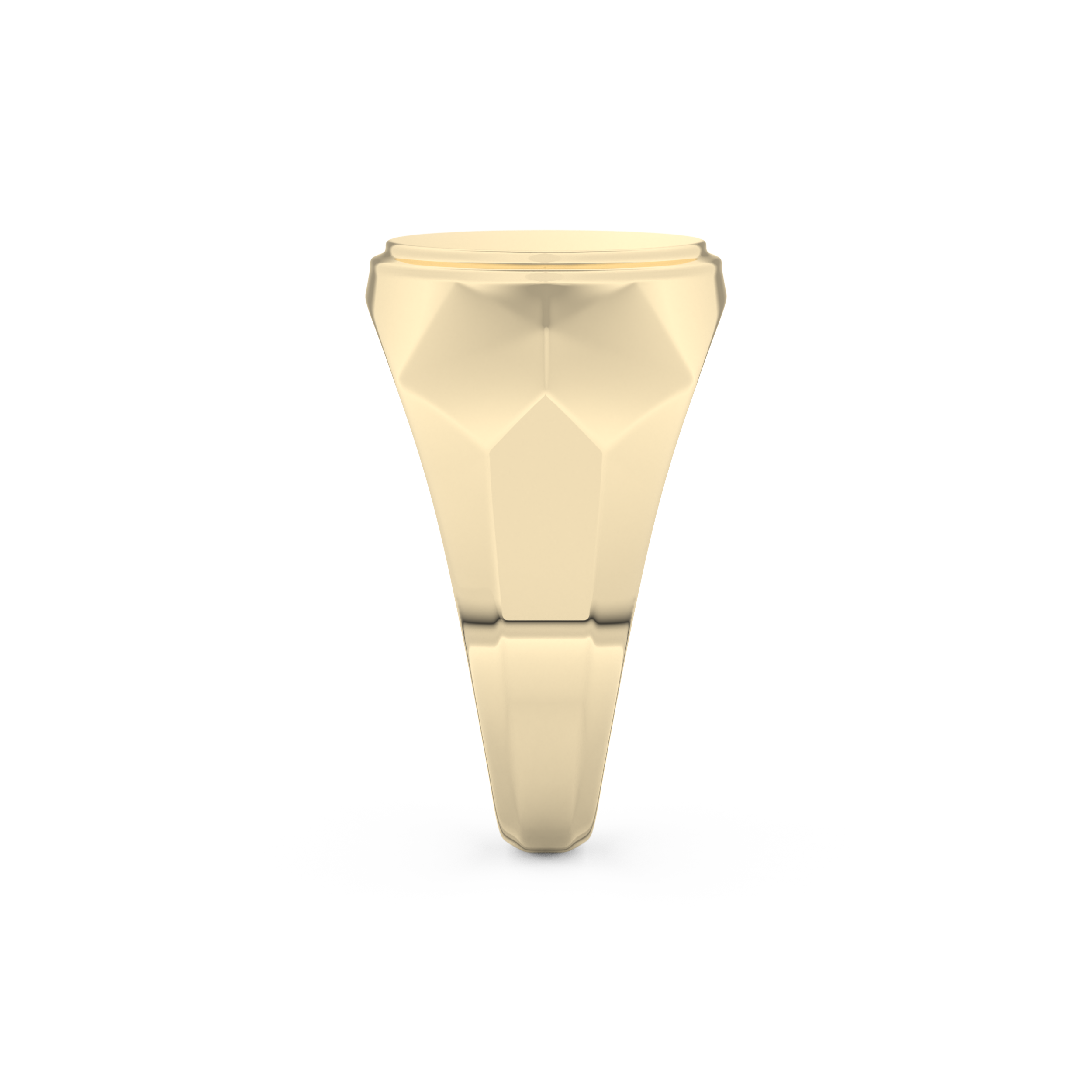 Signet Wedding Band Moissanite – Yellow, White, or Rose Gold