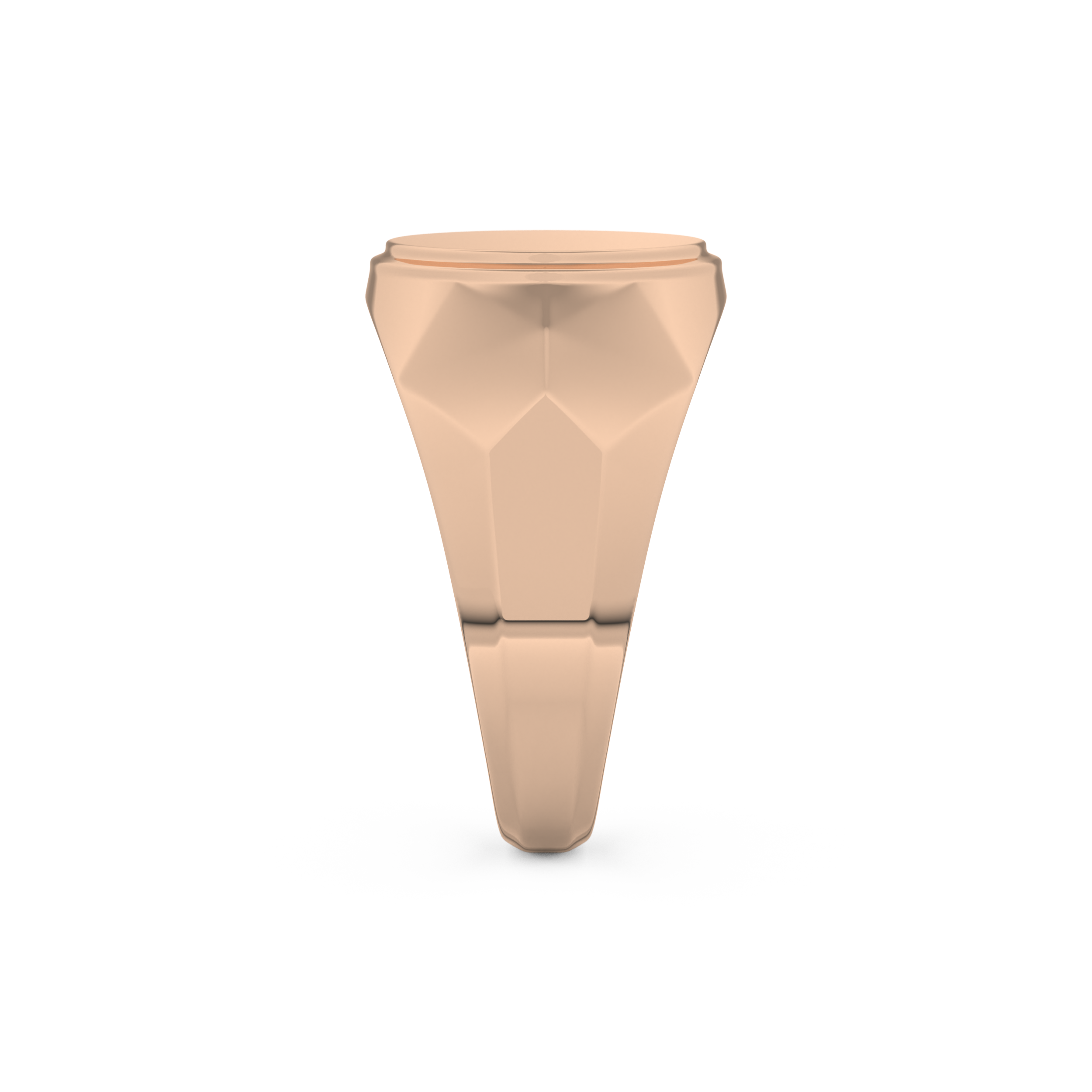 Signet Wedding Band Moissanite – Yellow, White, or Rose Gold