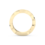 Blade Wedding Band Moissanite – Yellow, White, or Rose Gold