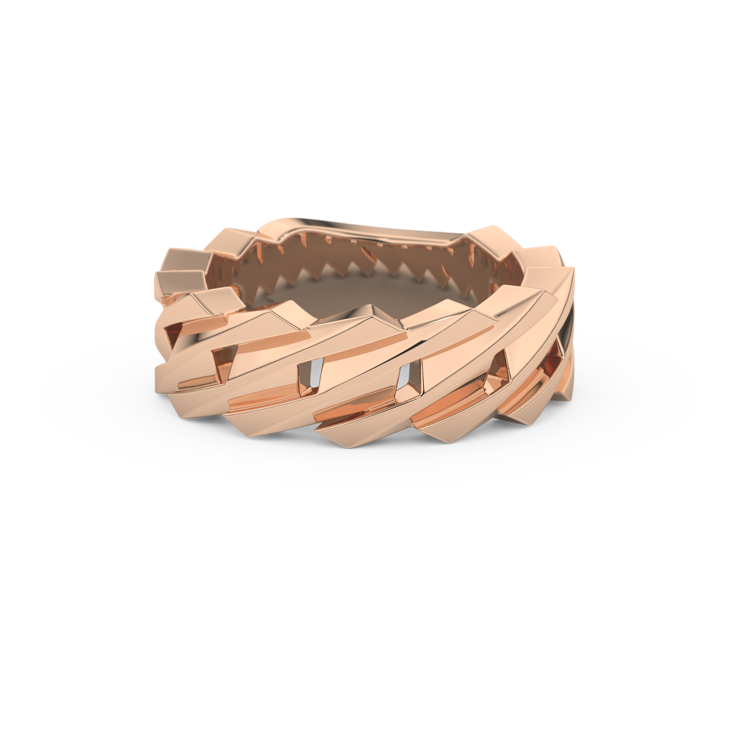 Blade Wedding Band Moissanite – Yellow, White, or Rose Gold