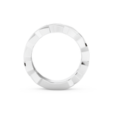 Blade Wedding Band Moissanite – Yellow, White, or Rose Gold