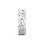 Blade Wedding Band Moissanite – Yellow, White, or Rose Gold