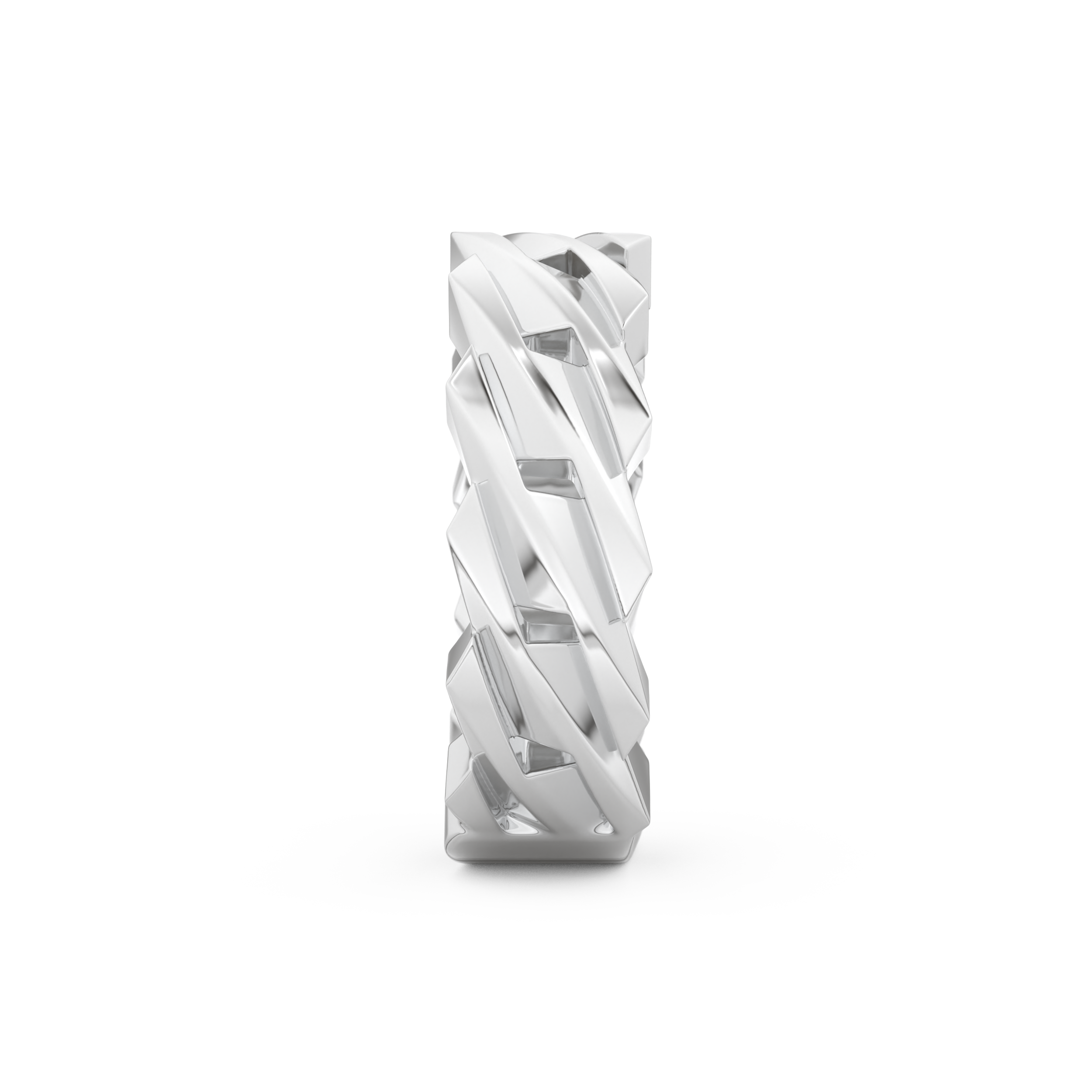 Blade Wedding Band Moissanite – Yellow, White, or Rose Gold