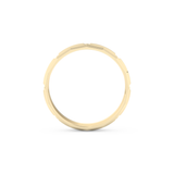 Triple Band Wedding Band Moissanite – Yellow, White, or Rose Gold