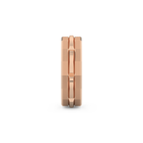 Triple Band Wedding Band Moissanite – Yellow, White, or Rose Gold