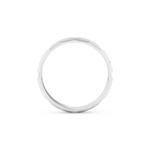 Triple Band Wedding Band Moissanite – Yellow, White, or Rose Gold