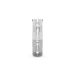 Triple Band Wedding Band Moissanite – Yellow, White, or Rose Gold