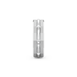 Triple Band Wedding Band Moissanite – Yellow, White, or Rose Gold