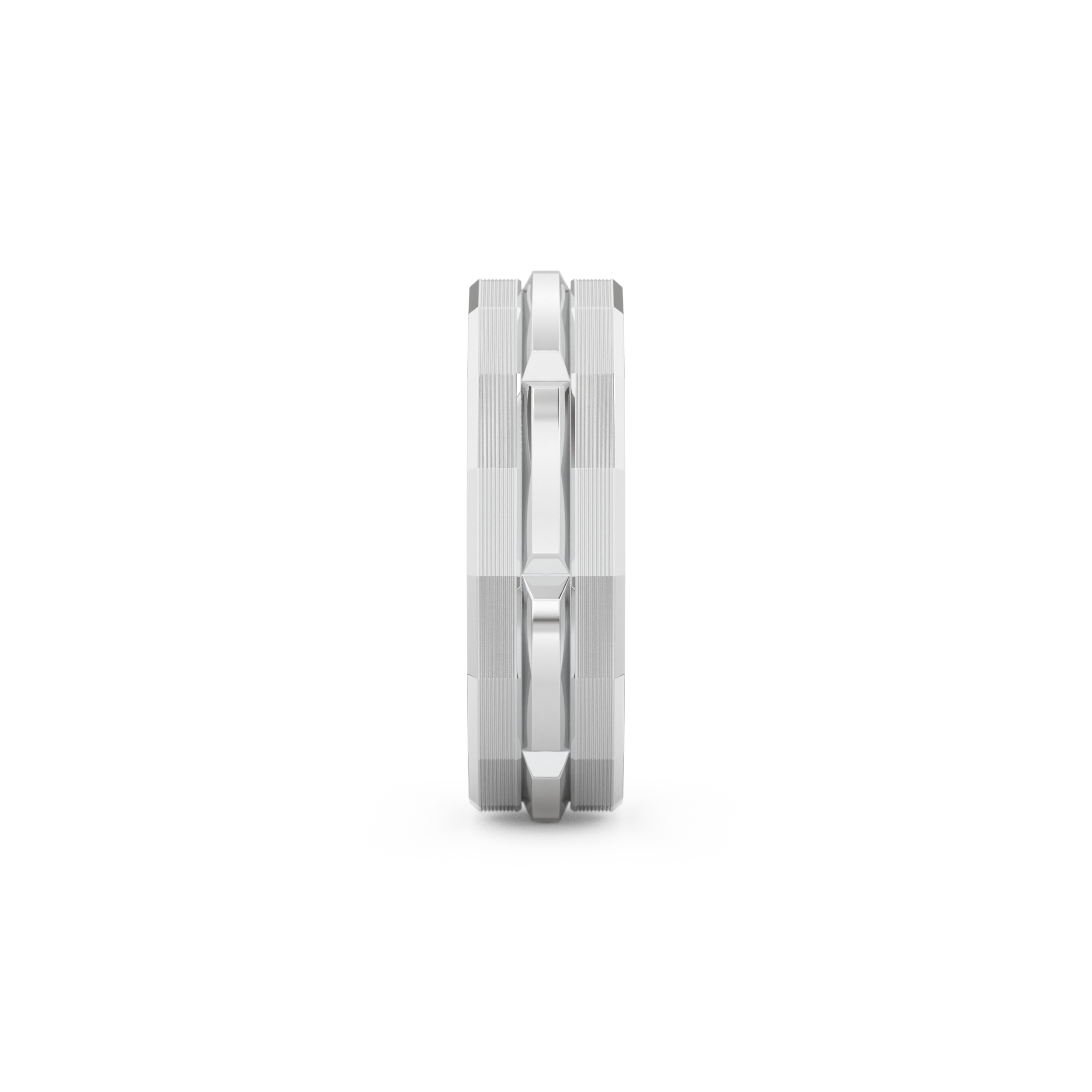 Triple Band Wedding Band Moissanite – Yellow, White, or Rose Gold