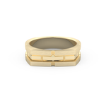 Plain Wedding Band Moissanite – Yellow, White, or Rose Gold