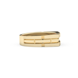 Plain Wedding Band Moissanite – Yellow, White, or Rose Gold