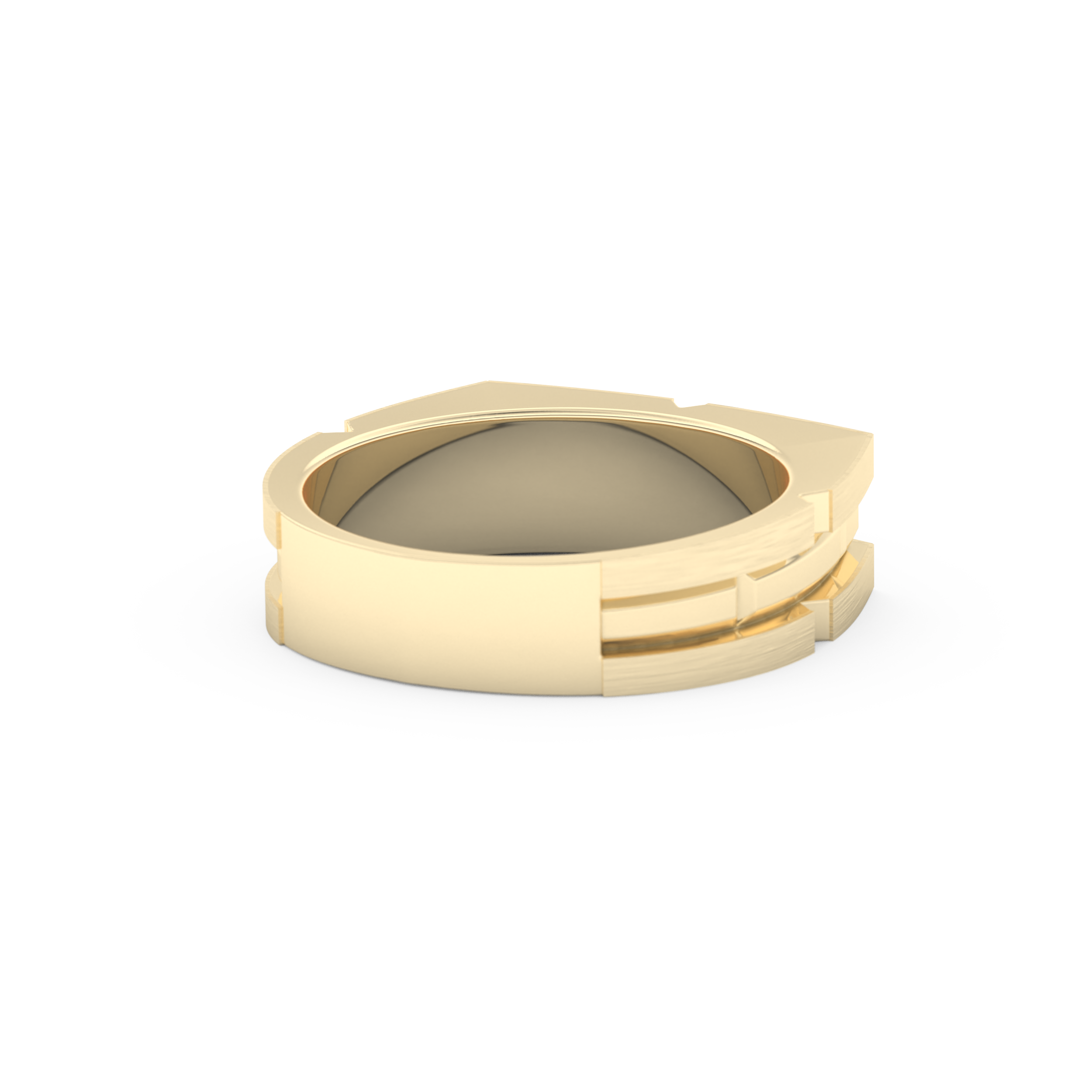 Plain Wedding Band Moissanite – Yellow, White, or Rose Gold