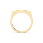 Plain Wedding Band Moissanite – Yellow, White, or Rose Gold
