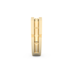 Plain Wedding Band Moissanite – Yellow, White, or Rose Gold