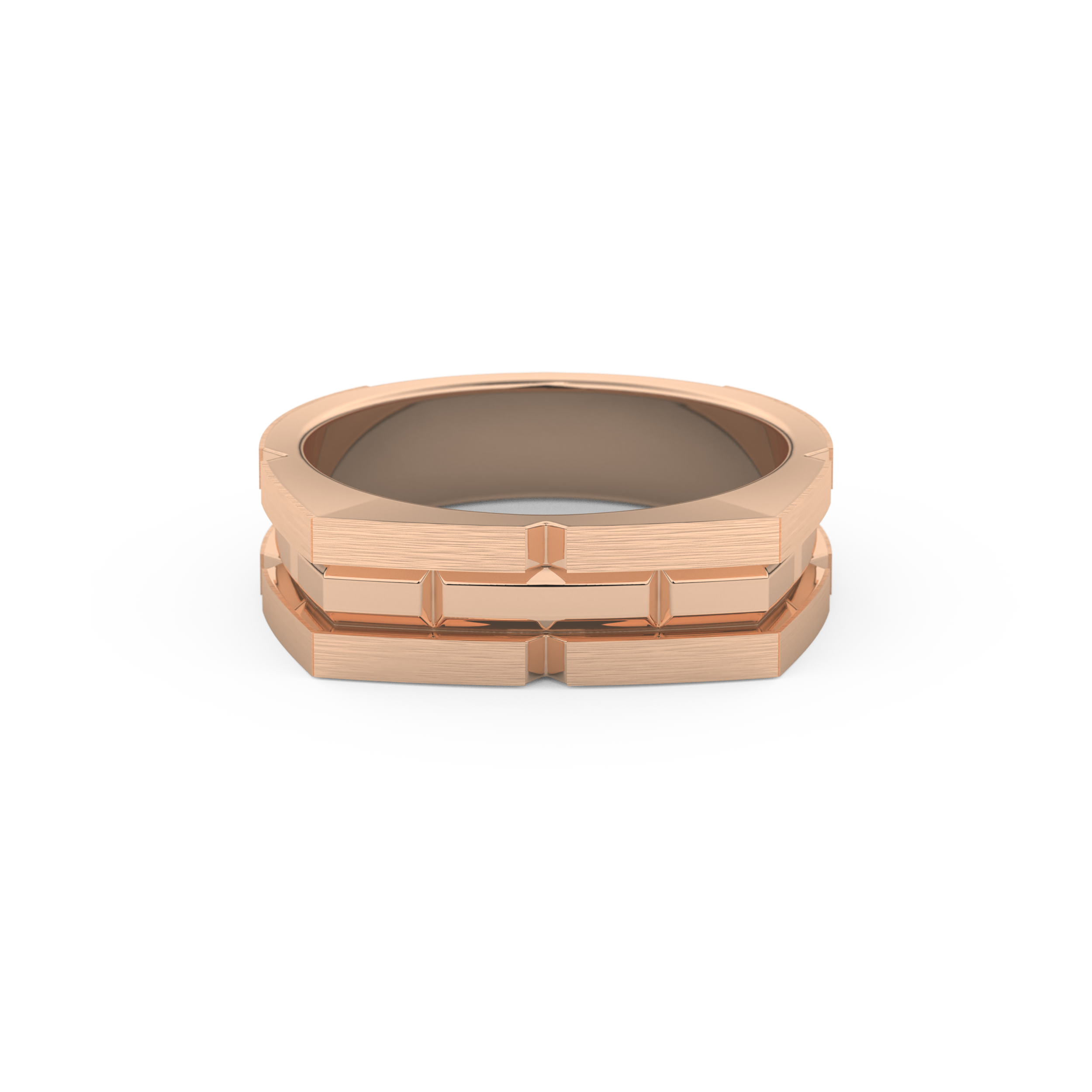 Plain Wedding Band Moissanite – Yellow, White, or Rose Gold