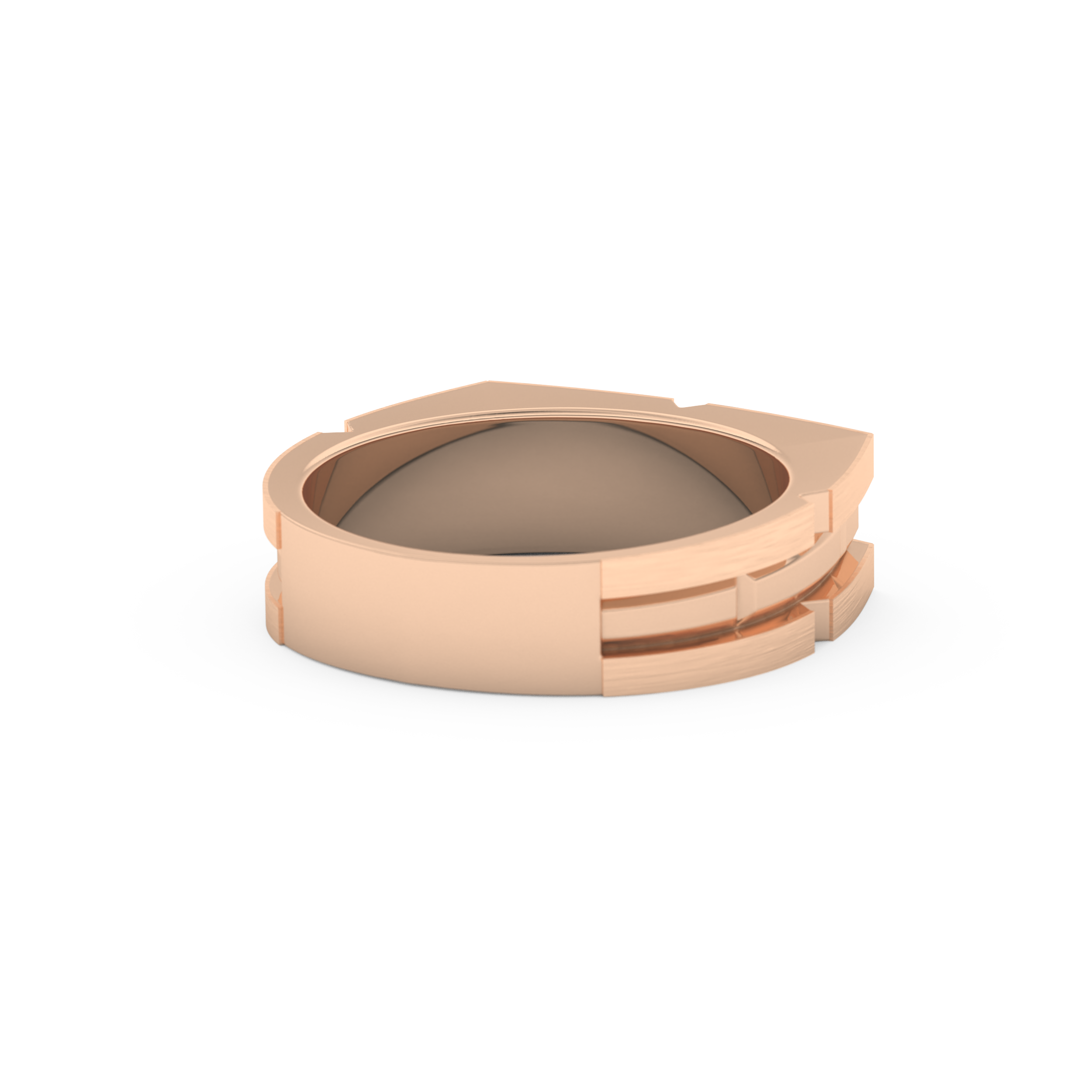 Plain Wedding Band Moissanite – Yellow, White, or Rose Gold