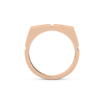 Plain Wedding Band Moissanite – Yellow, White, or Rose Gold