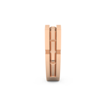 Plain Wedding Band Moissanite – Yellow, White, or Rose Gold