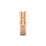 Plain Wedding Band Moissanite – Yellow, White, or Rose Gold