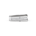Plain Wedding Band Moissanite – Yellow, White, or Rose Gold