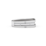 Plain Wedding Band Moissanite – Yellow, White, or Rose Gold