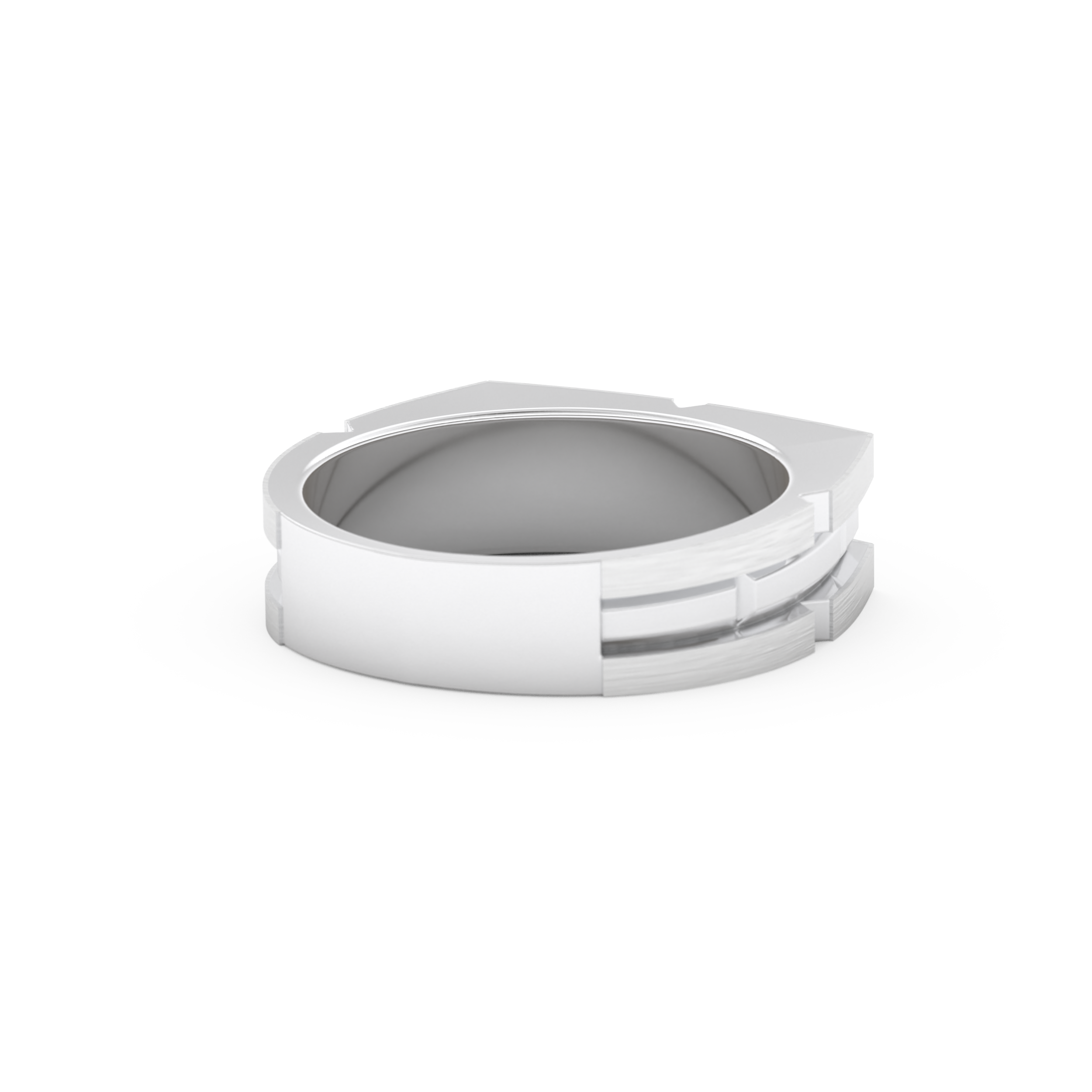 Plain Wedding Band Moissanite – Yellow, White, or Rose Gold