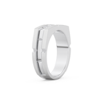 Plain Wedding Band Moissanite – Yellow, White, or Rose Gold