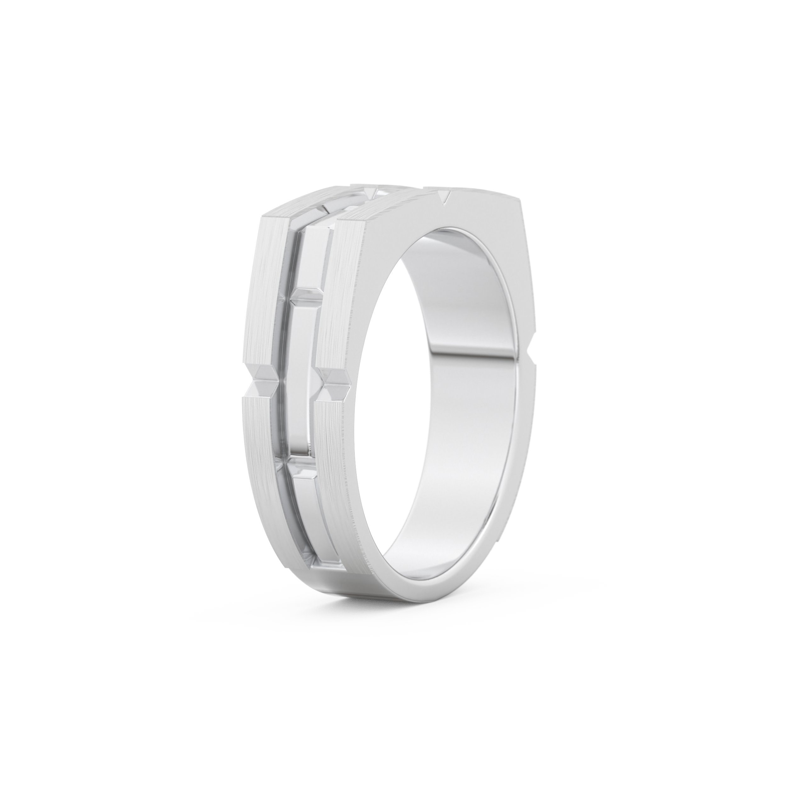 Plain Wedding Band Moissanite – Yellow, White, or Rose Gold