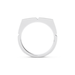 Plain Wedding Band Moissanite – Yellow, White, or Rose Gold