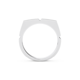 Plain Wedding Band Moissanite – Yellow, White, or Rose Gold