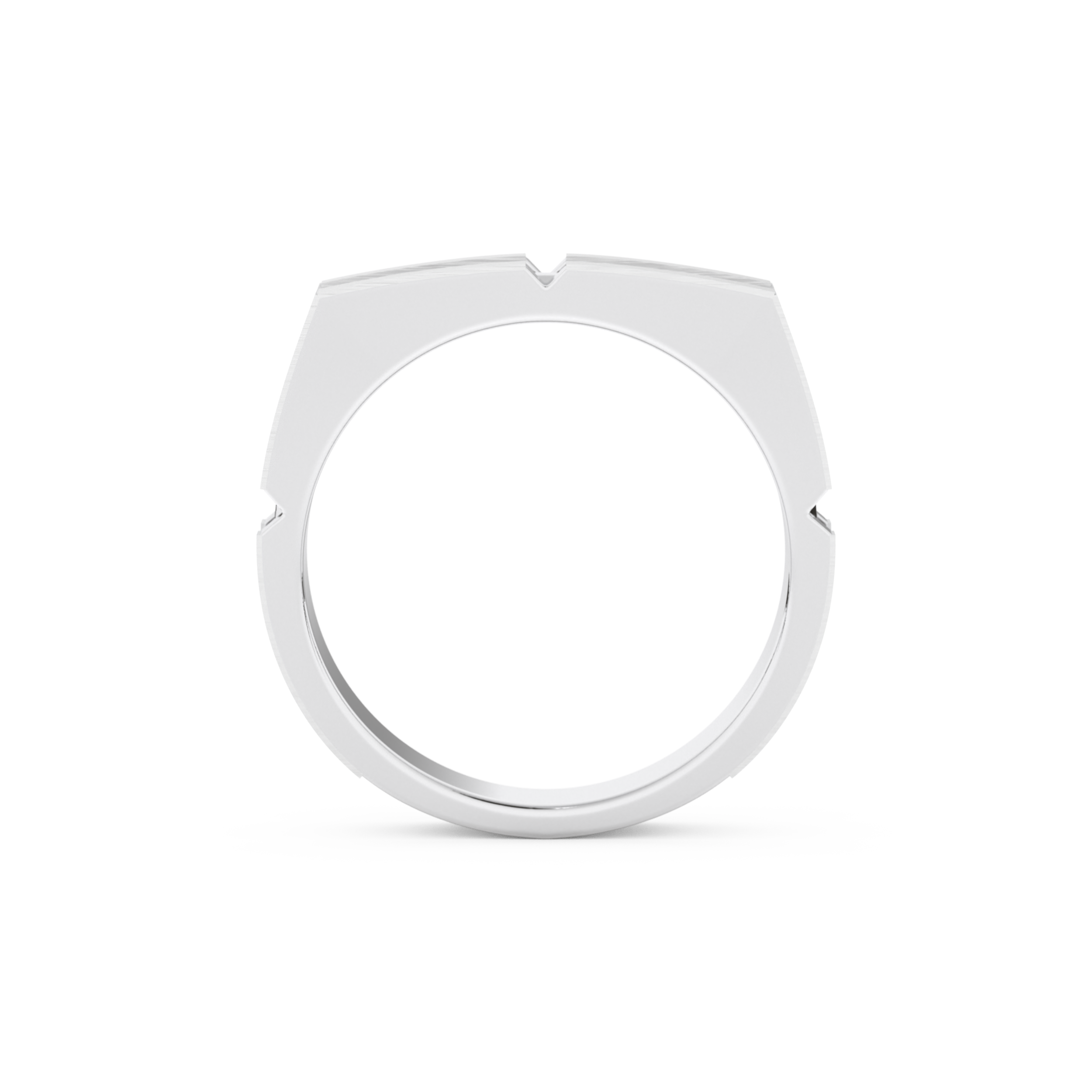 Plain Wedding Band Moissanite – Yellow, White, or Rose Gold