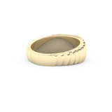 Multi Stones Wedding Band with 0.191 TCW Round Cut Moissanite – Yellow, White, or Rose Gold