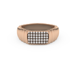 Multi Stones Wedding Band with 0.191 TCW Round Cut Moissanite – Yellow, White, or Rose Gold