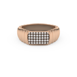 Multi Stones Wedding Band with 0.191 TCW Round Cut Moissanite – Yellow, White, or Rose Gold