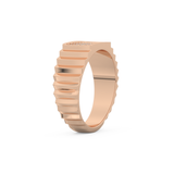 Multi Stones Wedding Band with 0.191 TCW Round Cut Moissanite – Yellow, White, or Rose Gold