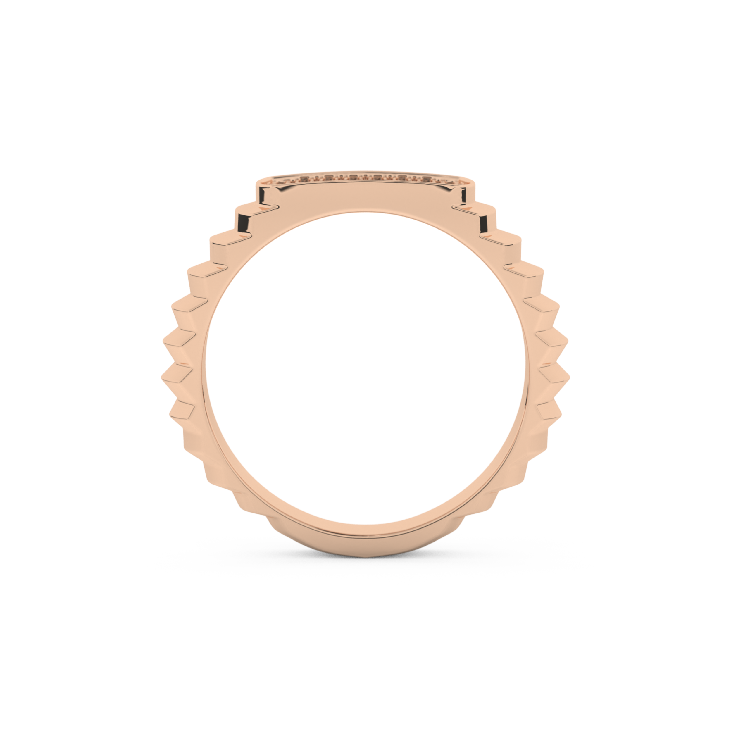 Multi Stones Wedding Band with 0.191 TCW Round Cut Moissanite – Yellow, White, or Rose Gold