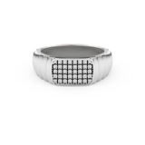 Multi Stones Wedding Band with 0.191 TCW Round Cut Moissanite – Yellow, White, or Rose Gold