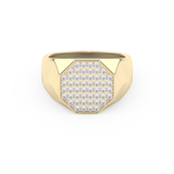 Multi Stone Setting Wedding Band with 0.43 TCW Round Cut Moissanite – Yellow, White, or Rose Gold