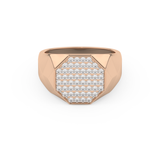 Multi Stone Setting Wedding Band with 0.43 TCW Round Cut Moissanite – Yellow, White, or Rose Gold