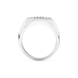 Multi Stone Setting Wedding Band with 0.43 TCW Round Cut Moissanite – Yellow, White, or Rose Gold