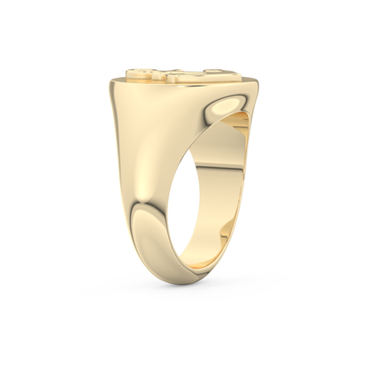 Anchor Wedding Band Moissanite – Yellow, White, or Rose Gold