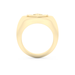 Anchor Shape Men's Wedding Band Moissanite – Yellow, White, or Rose Gold 11