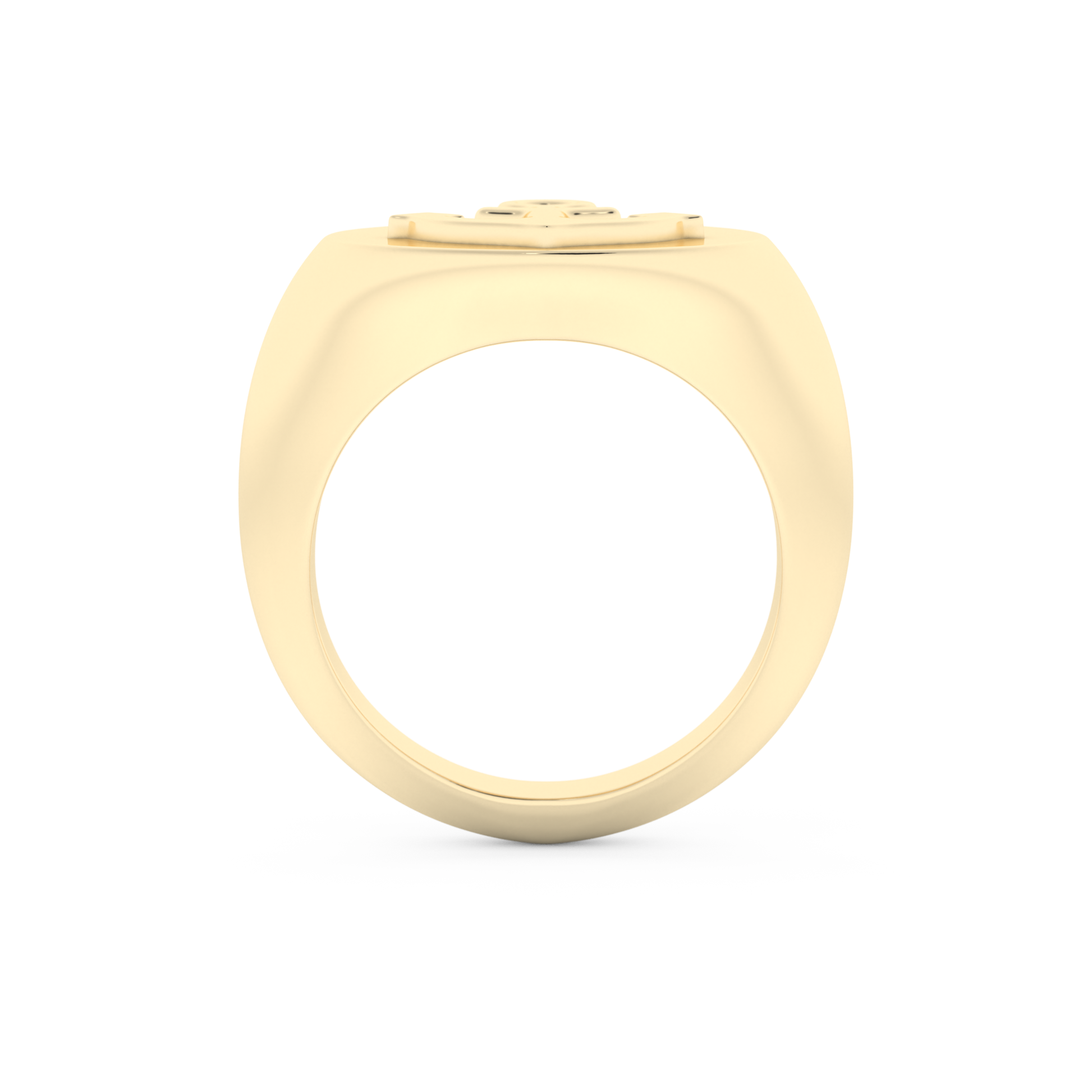 Anchor Wedding Band Moissanite – Yellow, White, or Rose Gold
