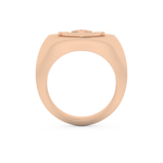 Anchor Shape Men's Wedding Band Moissanite – Yellow, White, or Rose Gold 17