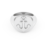 Anchor Shape Men's Wedding Band Moissanite – Yellow, White, or Rose Gold 1
