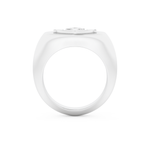 Anchor Shape Men's Wedding Band Moissanite – Yellow, White, or Rose Gold 4