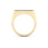Multi Stone Setting Wedding Band with 0.41 TCW Round Cut Moissanite – Yellow, White, or Rose Gold