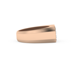 Multi Stone Setting Wedding Band with 0.41 TCW Round Cut Moissanite – Yellow, White, or Rose Gold