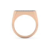 Multi Stone Setting Wedding Band with 0.41 TCW Round Cut Moissanite – Yellow, White, or Rose Gold
