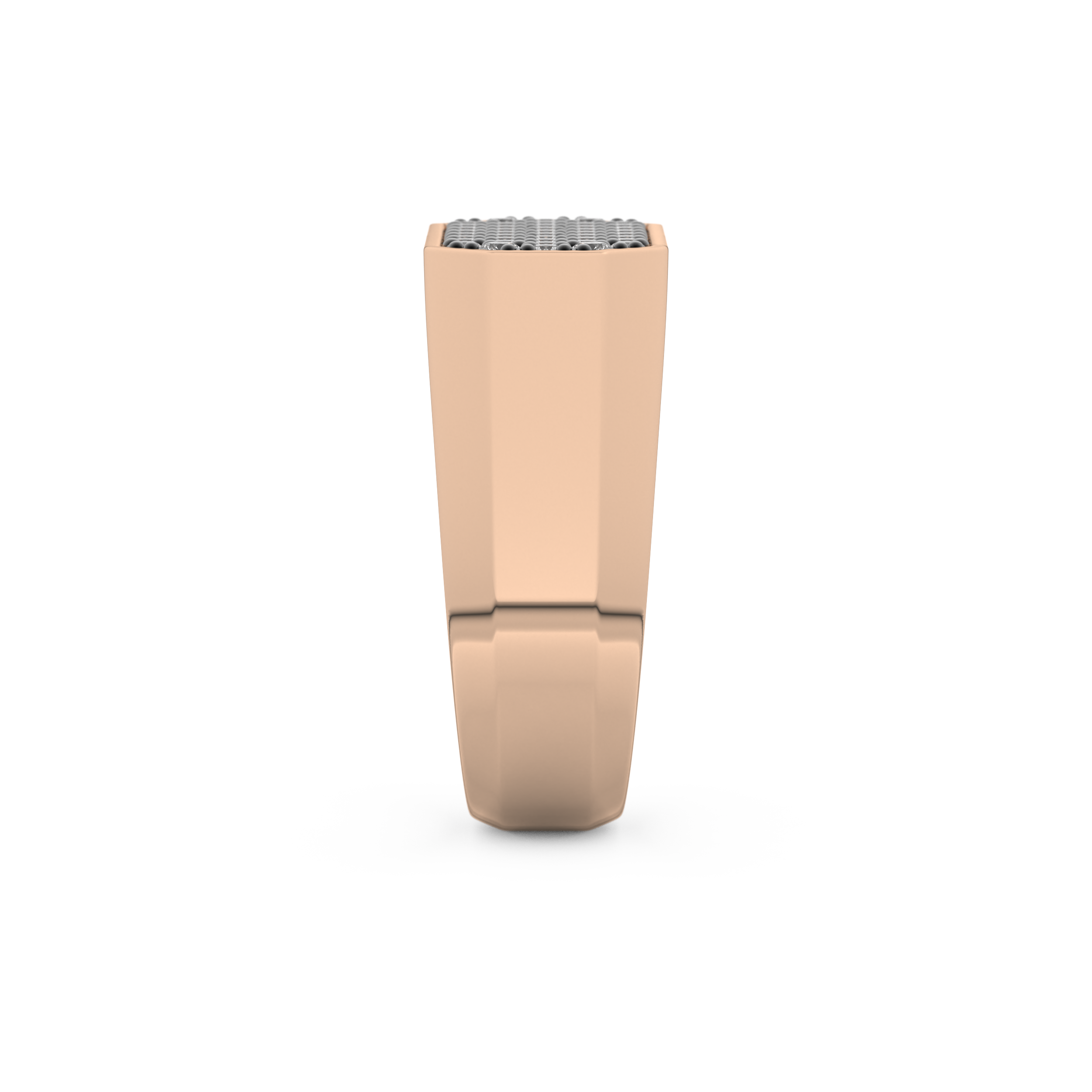 Multi Stone Setting Wedding Band with 0.41 TCW Round Cut Moissanite – Yellow, White, or Rose Gold